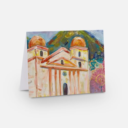 Greeting Card - Santa Barbara Mission